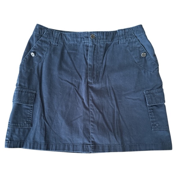 Lands' End Dresses & Skirts - Land’s End Navy Blue Cargo Skort 10